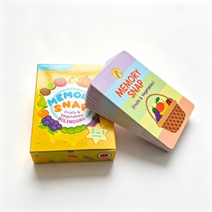 Servicio de Impresión Personalizada de Fábrica, Tarjetas Educativas de <span class=keywords><strong>Aprendizaje</strong></span> para Niños, Venta Caliente, para el Desarrollo <span class=keywords><strong>Cognitivo</strong></span> y Comportamental - Product Image 6