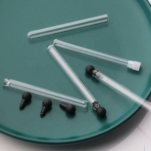 Mini rõ ràng Vòng tinh dầu chai thủy tinh 0.5ml 1ml 2ml <span class=keywords><strong>3ml</strong></span> mẫu ống chai cho mỹ phẩm chai nước hoa với Stopper - Product Image 3