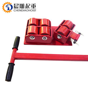 36 टन क्षमता मशीन ले जाने रोलर कार्गो ट्राली चलती स्केट - Product Image 5