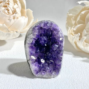 Cristal de Cuarzo Amatista Natural en Forma de Racimo, Hermosa Geoda de Amatista para Decoración del Hogar y Sala de Estar, Venta al Por Mayor - Product Image 3