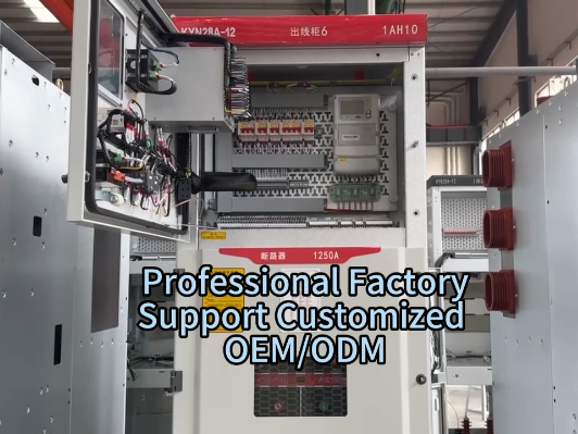 40.5KV SF6 Gas Insulated Switchgear 630A 1250A 12KV 30KV Ring Main Unit ...