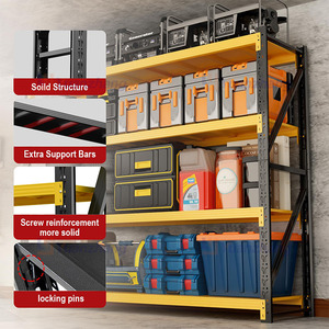 Düşük Fiyatlı Raf Sistemleri Ayarlanabilir Metal Civatasız Raf ve Raflar Depolama Orta Hizmet Tipi Metal Raf Sistemi - Product Image 6