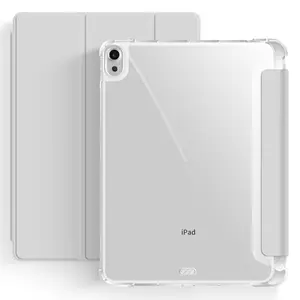2021 Tablet Cover 10.2 inch PU Leather Case para iPad Pro Com Lápis Titular Slim PU Leather Case