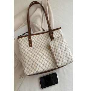 Bolsos de Cuero de Lujo al por Mayor para Unisex 2024, Dos Asas, Cierre Abierto, Suaves, Impermeables, Portátiles, Decorados con Perlas y Diamantes - Product Image 3