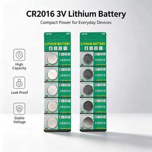 Batteria a Bottone al Litio OEM <span class=keywords><strong>CR2016</strong></span> <span class=keywords><strong>3V</strong></span> per Telecomandi, Elettrodomestici, Elettronica di Consumo, Torce, Giocattoli, Utensili Elettrici - Product Image 1