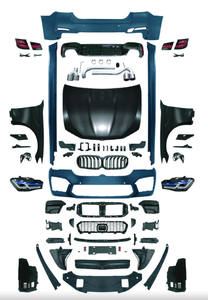 Pour la série 5 F10 <span class=keywords><strong>520i</strong></span> 528i 530i 535i mise à niveau vers 2023 G30 M5 Bodykit avec accessoires de voiture de haute qualité pare-chocs capot garde-boue Grille - Product Image 2