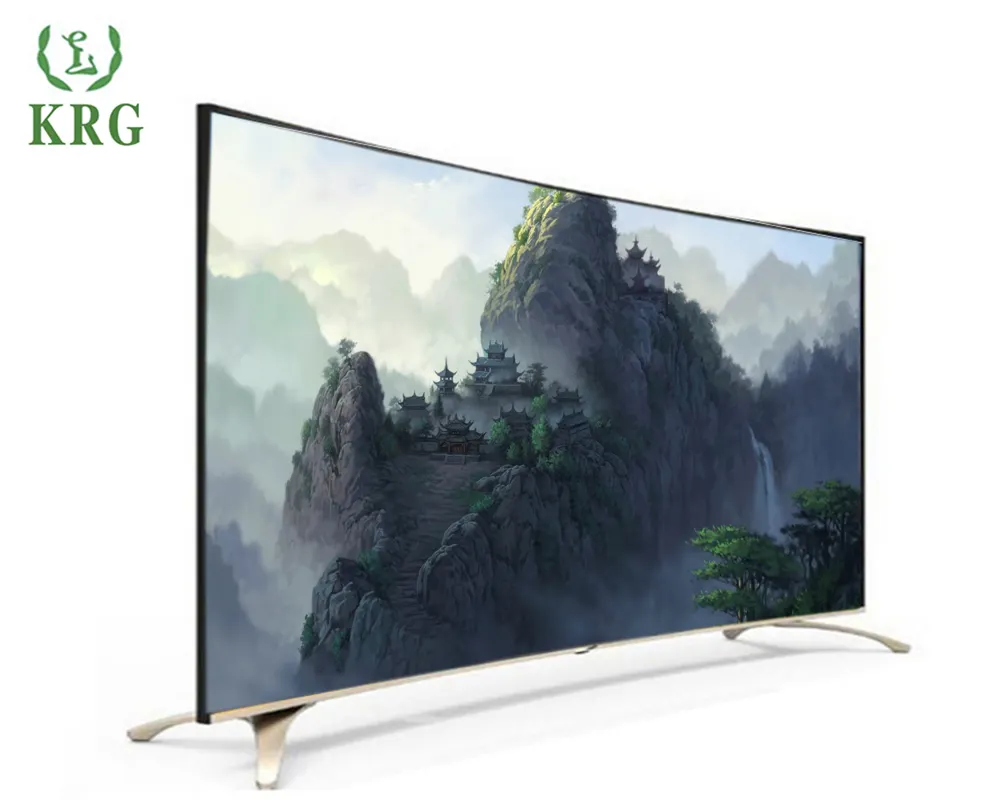 Televisión inteligente QLED/OLED curvada 4k, venta al por mayor, 55/ 65 / 75 / 85 /UHD, dos años de garantía