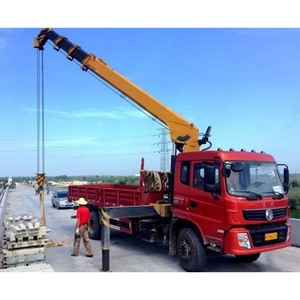 5-7 Sektionen Kranaufbau-LKW 8 Tonnen Kran-LKW Fahrbarer Abschleppwagen mit Kran - Product Image 1
