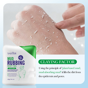 Gel douche exfoliant et hydratant OEM SADOER aux extraits de plantes, nettoyant en profondeur, gel corporel à base de boue - Product Image 2