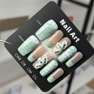Unghie Finte Acriliche di Alta Qualità, Lisce e Pure, Realizzate a Mano, Riutilizzabili, di Lusso, Grado Professionale per Donne - Product Image 3