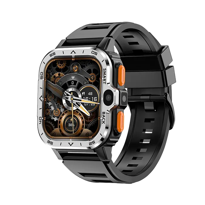 Reloj PGD 2023 2 + 16G 1,99 pulgadas 4 Core 4G tarjeta Sim Cámara dual GPS WIFI 2,4G/5G Android 8,1 pantalla cuadrada reloj de fitness móvil