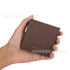 Mini <b>coin</b> purse, stylish and portable, custom PU leather short wallet/storage <b>bag</b>, custom logo. - Product Image 2