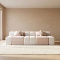 Modernes Wasserabweisendes Tech-Stoff Modulares Sektional-Cloud-Sofa für Wohnzimmer Hochdichte Schaumstoff-Kompressions-Couch