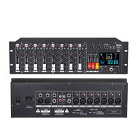 Console de mixage audio BHA UT9FX 9 canaux à montage en rack avec 99 effets DSP intégrés, 1 sortie auxiliaire FX, 1 sortie auxiliaire AUX, garantie usine OEM 12 ans, CE FCC
