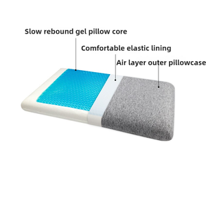 หมอนไม้ไผ่ทำความเย็นในตัวเจลทำจากโฟมไฮโดรเจลทำให้เย็นได้อย่างหรูหราสำหรับโรงแรม - Product Image 5