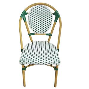 Silla <span class=keywords><strong>de</strong></span> bambú moderna para jardín al aire libre, silla <span class=keywords><strong>de</strong></span> <span class=keywords><strong>café</strong></span> <span class=keywords><strong>de</strong></span> mimbre <span class=keywords><strong>de</strong></span> resina <span class=keywords><strong>de</strong></span> París, silla <span class=keywords><strong>de</strong></span> bistro <span class=keywords><strong>de</strong></span> estilo francés apilable - Product Image 1