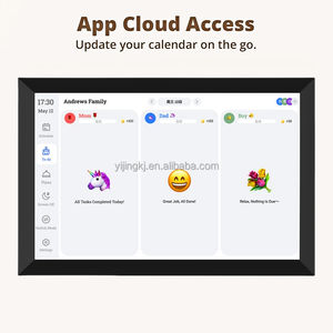 <span class=keywords><strong>Calendrier</strong></span> numérique intelligent à écran tactile WIFI 3-en-1 OEM <span class=keywords><strong>de</strong></span> 10.1 pouces avec album photo <span class=keywords><strong>de</strong></span> famille et lecture vidéo - Product Image 4