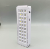 Lampe de travail LED d'urgence Boyid avec prise US/UK, clignotante, magnétique, rechargeable, en plastique, USB, 30 LED, portable, pour extérieur/intérieur