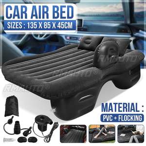 Cama de Viaje Inflable para Auto, Sofá Multifuncional para Asiento Trasero, Colchón de Aire Inflable Automático, Almohada, Colchoneta para Acampar al Aire Libre - Product Image 1