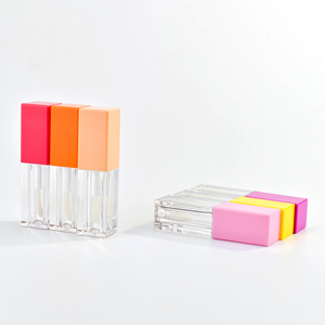 <span class=keywords><strong>Clair</strong></span> <span class=keywords><strong>rose</strong></span> violet brillant à lèvres glaçure Tubes rouge à lèvres baume à lèvres conteneurs avec Big Doe <span class=keywords><strong>pied</strong></span> 5ml personnalisé papier boîte vide - Product Image 3