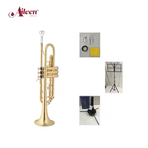 General grade bB Trumpet Wind stand Care kit Music Sheet Stand 4 pieces Trumpet set