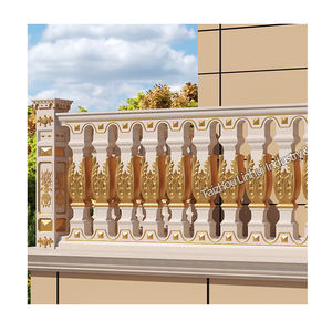 قالب سياج خرساني من المورد في الصين ، قالب درابزين بلاستيكي abs ، ألواح عمود درابزين ، شكل حاجز مزهرية للجدار - Product Image 1