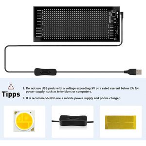 Écran LED matriciel 3 mm, taux de rafraîchissement 60 Hz, contrôle via application Bluetooth, alimentation USB, décoration intérieure et extérieure - Product Image 4