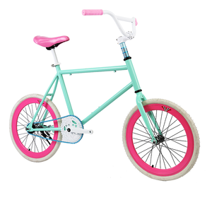 Nuova Bicicletta a Scatto Fisso in Acciaio da 20 Pollici / Bici Fixie / Bicicletta a Velocità Singola con Cerchi in Lega di Alluminio e Freno a Disco per Uso Urbano - Product Image 4