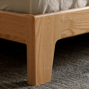 Solid Wood <strong>Bed</strong> <strong>Frame</strong> with <strong>Low</strong> Profile Platform Simplicity and Scandinavian Elegance King Size <strong>Bed</strong> Furniture - Product Image 6