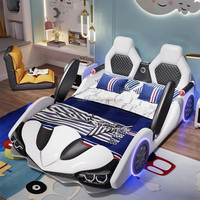 Neuankömmling Auto Form Design Kinder bett Luxus Kind Mädchen Lagerung Auto Bett Kreative Kinder Schöne Jungen Rennwagen Bett Schlafzimmer Set