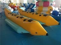 Bateau gonflable banane, traîneau aquatique remorquable de qualité commerciale pour jet ski, équipement de divertissement pour la plage et la mer destiné aux entreprises de location