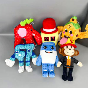 9 Modelli <span class=keywords><strong>di</strong></span> Peluche Morbidi: Drago, Caneolli 67, <span class=keywords><strong>Elefante</strong></span> Fragola, Giocattolo <span class=keywords><strong>di</strong></span> Peluche 'Steal a Brainrot' - Product Image 1