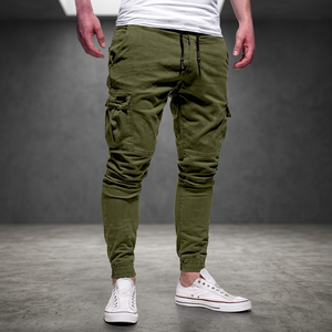 Pantalon cargo élastique pour homme Warda, couleur personnalisée, pantalon de sport, survêtement, jogging, pantalon décontracté, modèle WE-3602 - Product Image 2