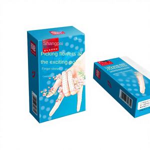 Shangpai Masturbations-Fingerhüllen-Set für Männer und Frauen, Ultradünne Geschmacksneutrale Fingerkondome, 13SP Modell, Hergestellt in China, Schachtelverpackung, Erwachsenenprodukt - Product Image 1