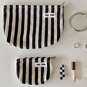 New Designer Private Label Daily Storage <b>Toiletry</b> <b>Bag</b> Portable Herringbone Cosmetic Pouch <b>Bag</b> in Low Moq and Low Price - Product Image 5