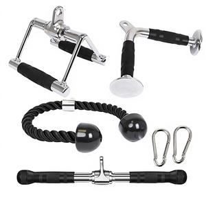 Poignée de rack en acier pour équipement de fitness, accessoire auxiliaire de fitness complet pour Small <span class=keywords><strong>Flybird</strong></span> Rowing et High Pull-Down Back - Product Image 1