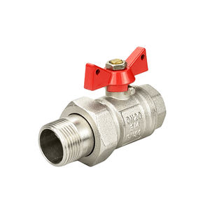 Valvola a sfera in ottone di buona qualità con manico lungo in alluminio per l'applicazione dell'acqua - Product Image 3