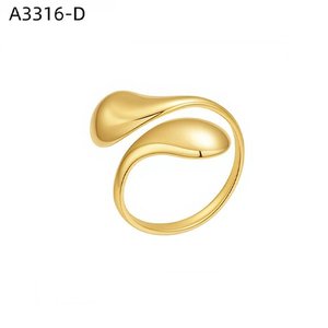 Amy Amy Fashion <b>Ring</b> A3316-P Stainless Steel 925 <b>Silver</b> Plated Modern Design For Women Daily Wear Gift Jewelry - Product Image 2