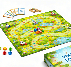 Fabricant de jeux de société OEM personnalisés, impression de haute qualité, design familial, jeu de cartes personnel, jeu de table en papier avec boîte - Product Image 2