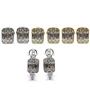 Expédition directe de Hong Kong : Bijoux raffinés et élégants en or blanc 18 carats avec diamant véritable taille brillant, pour fiançailles, anniversaire, mariage et cadeau de fête - Product Image 4
