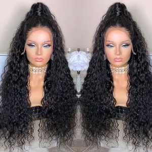 Free Shipping 360 Lace Frontal Wig Curly Human Hair Transparent Hd Full Lace Wig
