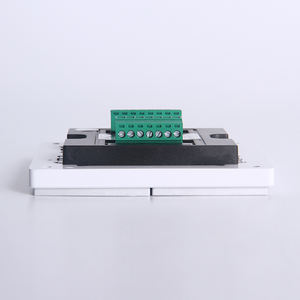 Zuhause/Hotel/Büro 90MM Typ UK Standard 12V DC Vertikales Aluminium Gebürstetes 4-Knopf Silber Gold Farbe Big Button Schalter - Product Image 6