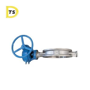 วาล์วผีเสื้อประสิทธิภาพสูงน้ำหนัก4นิ้วเครื่องยนต์ Tri Clamp สแตนเลสวาล์วผีเสื้อ