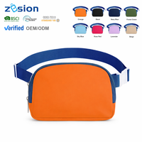 Sac banane personnalisé, sac bandoulière, sac de taille, sac ceinture en nylon, avec logo personnalisé, vente en gros, fabricant OEM, imperméable