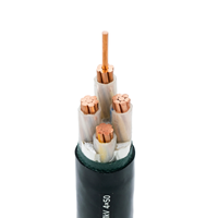Câble d'alimentation souterrain ZC-YJV 0.6/1kV 4x50mm² en cuivre XLPE pour la distribution électrique sur les chantiers de construction