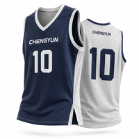 Maillot de basketball réversible personnalisé en gros – Uniforme d'entraînement performant pour l'avenir