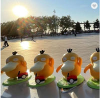 Usine Prix 1:1 Action Figure PVC Psyduck Modèle Poupée Squirtle Psyduck Bulbasaur Charmander Poche Monstre Jouet Cadeau Pour Les Enfants