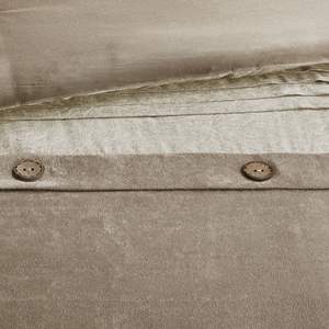 DB ชุดเครื่องนอนหนังกลับเทียม7ชิ้นผ้าคอตต้อนพิมพ์ลายดอกไม้สีพื้นผ้าทอเทคนิคการถักแบบเรียบสำหรับบ้านงานแต่งงานโรงแรมขนาดคิงไซส์ - Product Image 5