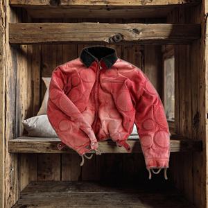 Veste d'hiver vintage pour homme 100% coton tissé denim enduit Service OEM Teintée épaisse respirante Veste écologique Fabricant - Product Image 1
