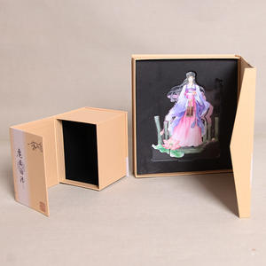 Boîte-cadeau pliable en papier Kraft, petite boîte à <span class=keywords><strong>savon</strong></span> en Carton Kraft, Mini boîte à bijoux en Carton - Product Image 3